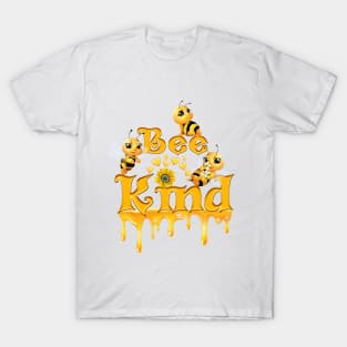 Three Friendly Bees T-Shirt